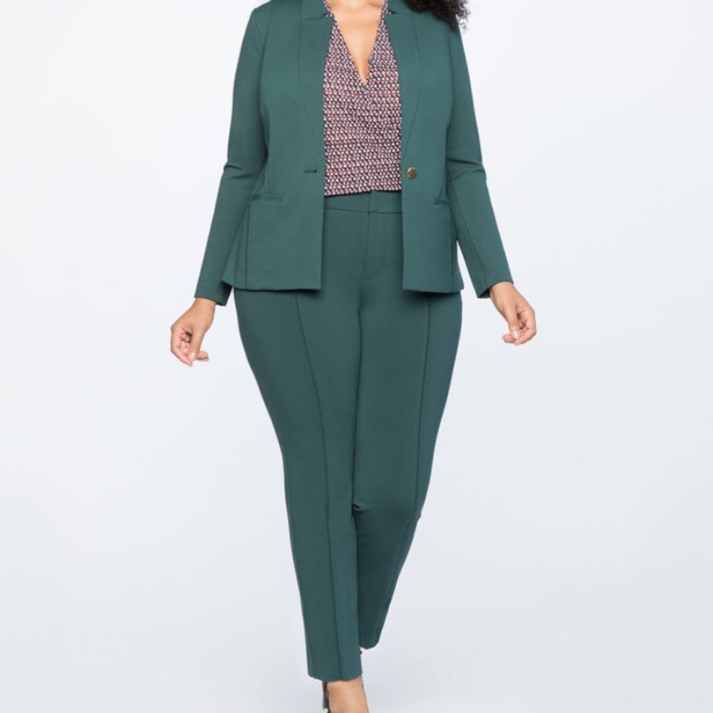 NWT Eloquii Ultimate Suit Pintuck Pant 20 Short